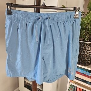 Sunsations XL mens swim trunks with mesh. Blue
